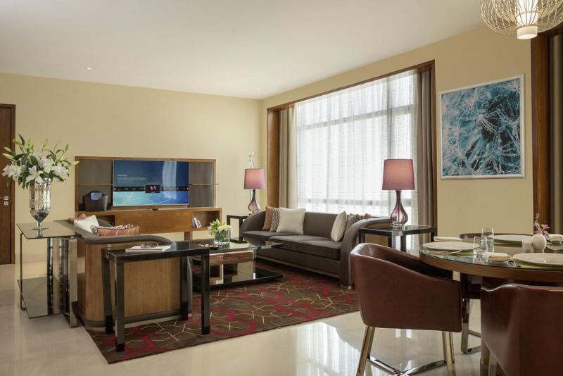 The Venue Jeddah Corniche Ξενοδοχείο Εξωτερικό φωτογραφία A living room at the hotel